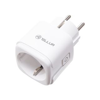 Priza WiFi Tellur Smart, monit. consum, 3680W, 16A, alb
