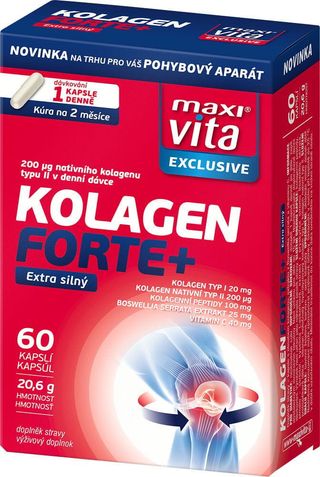 MAXI VITA kolagen forte + 20,6g 60 KOM | 8595011124873