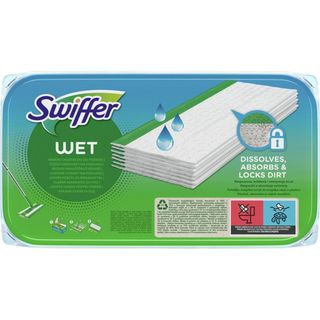 Swiffer, Lavete umede pentru pardoseli, 10 bucati, cu prospetime citrica (ID 39199)