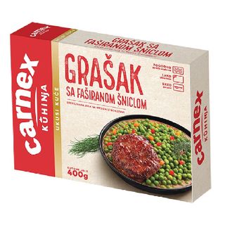 Carnex grasak sa fasiranom sniclom gotovo jelo 400g