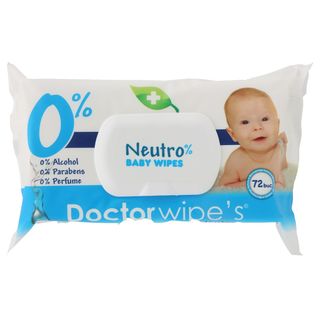 Doctor Wipe's Neutro/Aloe vera Premium Servetele umede cu capac 72 buc