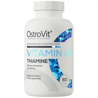 OstroVit Vitamin B1 100 mg | Thiamine [60 капсули]