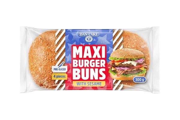 Хлебчета За Бургер Maxi Със Сусам  Dan Cake Import