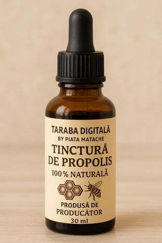 Tinctura de propolis 100% naturala.
20 ml 