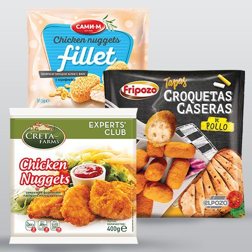 Замразени панирани продукти