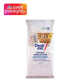 Denkmit vlažne maramice za čišćenje nameštaja, 24 kom