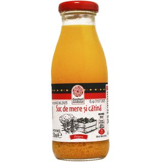 Gusturi romanesti, Suc de mere si catina 250ml (ID 259)
