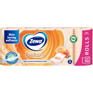 Hartie igienica Zewa Deluxe Cashmere Peach 10 role  3 straturi