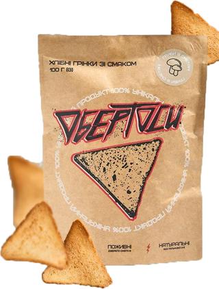 Crutoane "Obertosi" cu gust Ciuperci in smantana 100gr.