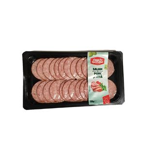 Casa Gustului Salam cu porc si vita 100 g