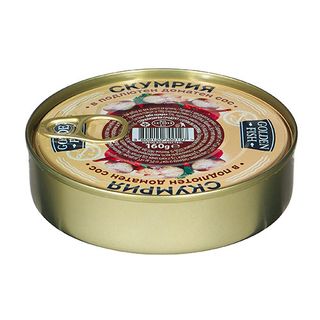 Golden Fish Скумрия в доматен сос 160 г / 01500171