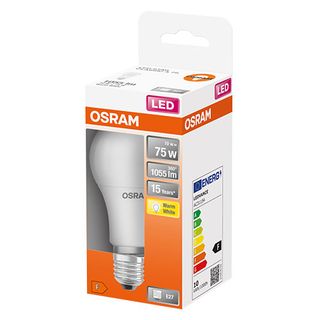 Osram Led Cl A Fr 75 Dim 10W/827 E27