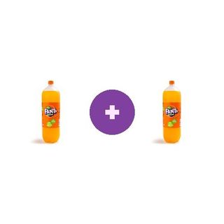 2X Fanta Bautura carbogazoasa Fanta Portocale 2.5L