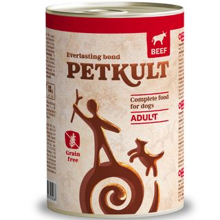 Hrana umeda pentru caini Petkult Adult Vita 400g