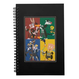 Harry Potter - Looney Tunes Hogwarts Houses Notebook