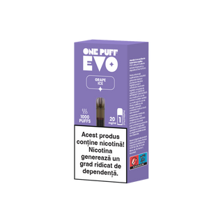 Capsulă One Puff Evo Grape Ice 1000 puffs      