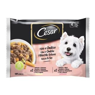Cesar Hrana Um Caini Selectii Sos4X100G 