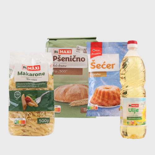 Brašno, ulje, so i  sirće