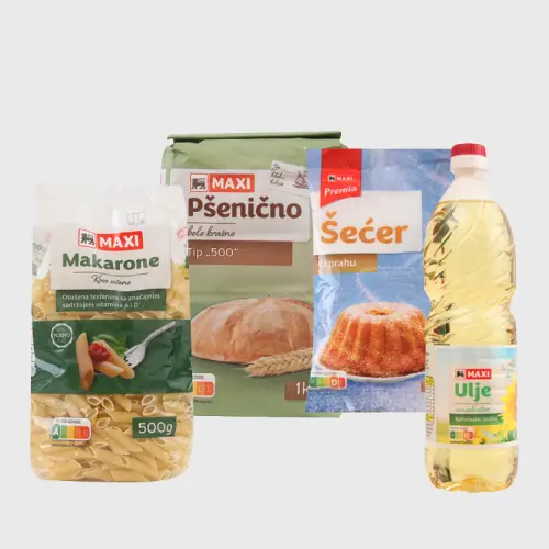 Brašno, ulje, so i  sirće