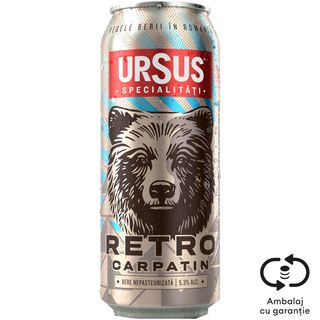 Ursus, Bere nepasteurizata Retro Carpatin 0.5L (ID 42569)