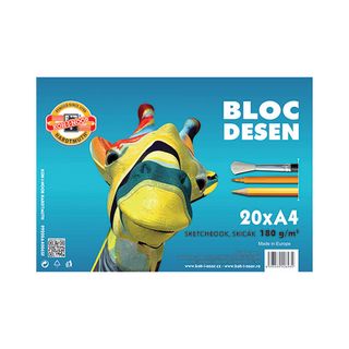 Koh-I-Noor Bloc Desen A4 16 Coli 180G