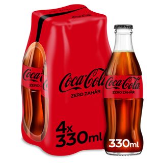 Bautura carbogazoasa cola zero zahar 4 x 0.33L