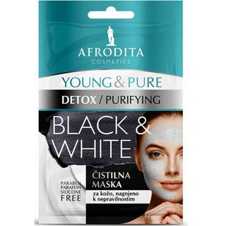 AFRODITA young pure maska black white 10 ML | 3831070653738