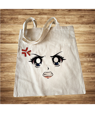 ANIME bež pamučna torba