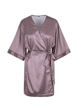 Kimono (halat de satin) cu animal print, LingaDore