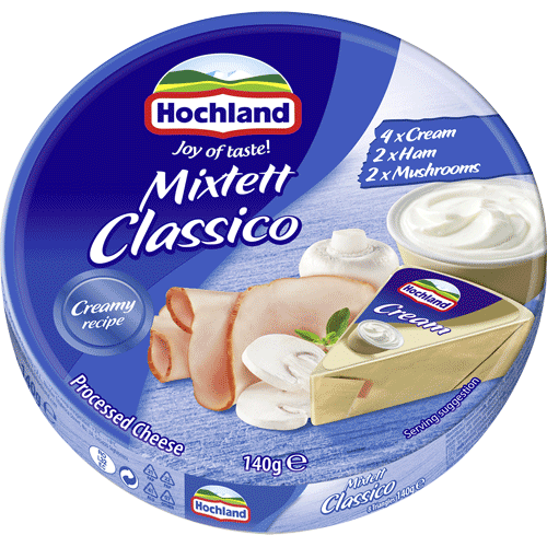 Hochland Топено сирене микс класик