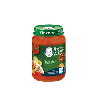 GERBER BIO CARTOF PUI LEGUME 190G 10L