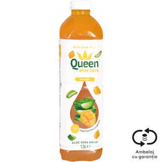 Queen Aloe Vera, Bautura racoritoare cu aloe vera si mango 1.5L (ID 55692)