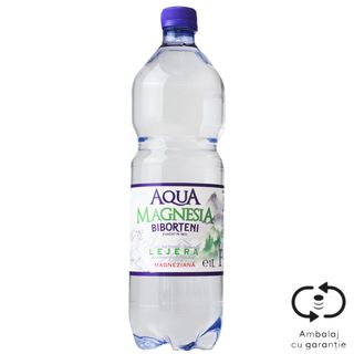 Aqua Magnesia, Apa minerala naturala carbogazoasa lejera magneziana 1L (ID 65222)