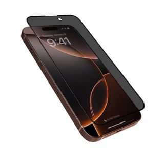 Folie Protectie Ecran Sticla 2.5D Privacy Cellara Pentru iPhone 16 Pro/17 - Negru,WS79905