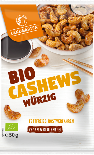 LANDGARTEN organic cs indijski orasi u tamari sosu 50 GR | 9004998002511