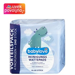 babylove tuferi za čišćenje 4x60kom