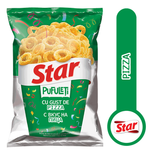 Star Pufuleti cu aroma de pizza, 80g