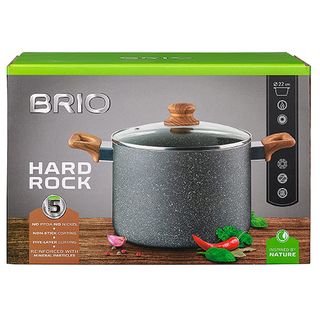 BRIO Тенджера,дълбока,незал.пок.,22см / 00071751