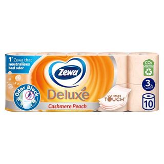 Hartie igienica Zewa Deluxe Cashmere peach 3 straturi 10 role