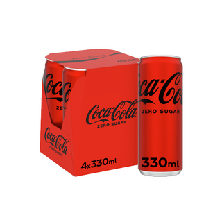 COCA COLA ZERO 4 X 0.33 CAN 11260893