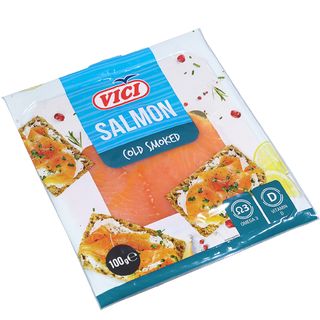 Сьомга Филе Vici Пушена 100Гр Слайс-025146