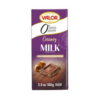 Mliječna čokolada s kremom od lješnjaka bez šećera 100 g