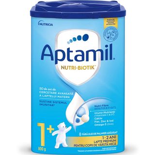 Lapte Praf Aptamil® Nutri-Biotik™ 1+, 800 G, 1-2 Ani, Nutricia