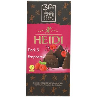 Heidi, Ciocolata neagra cu zmeura 80g (ID 13343)