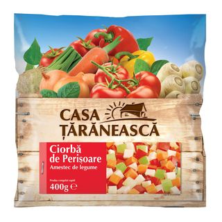 Amestec de legume pentru ciorba de perisoare Casa Taraneasca , 400g