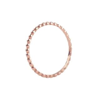 Prsten "Thin Dots" 18ct roze pozlata