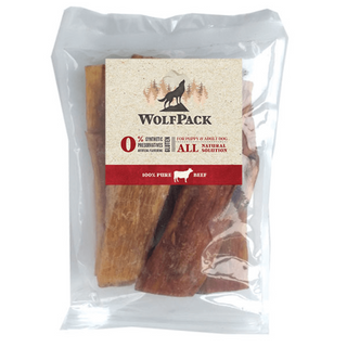 Recompense pentru caini WolfPack Tendon cervical de vita 200g