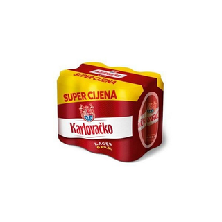 Karlovačko limenka 6-pack 0,5 l