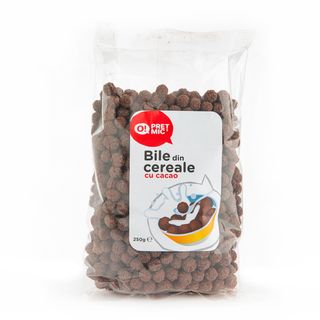 O! PRET MIC Cereale bile cu cacao 250g