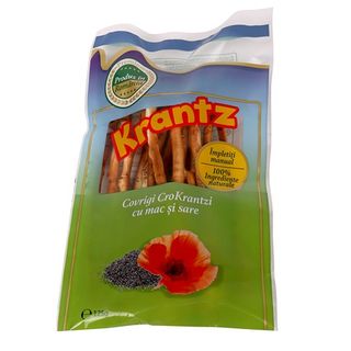 Krantz Covrigi cu mac si sare 125 g